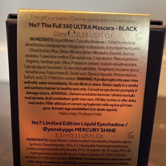 No7 Limited Edition Eye Collection Gift Set 4 Pieces NIB - Picture 6 of 9